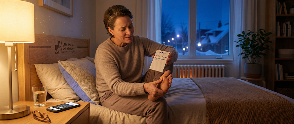 Douleur à l'avant du pied